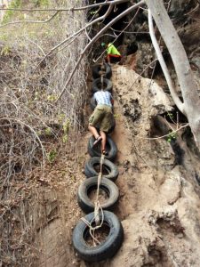 Koh Phee arrampicata sui pneumatici
