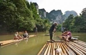 Bamboo Rafting