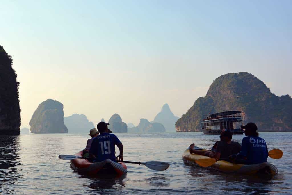 Kayaking a James Bond Island